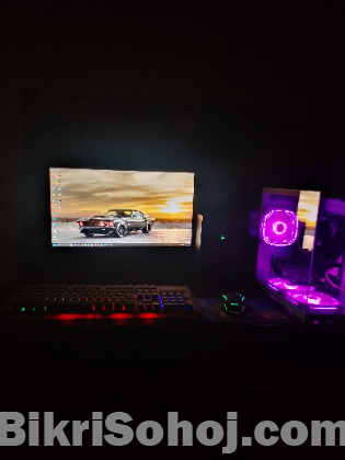 Single monitor and Gaming PC Ryzen 5 5500g